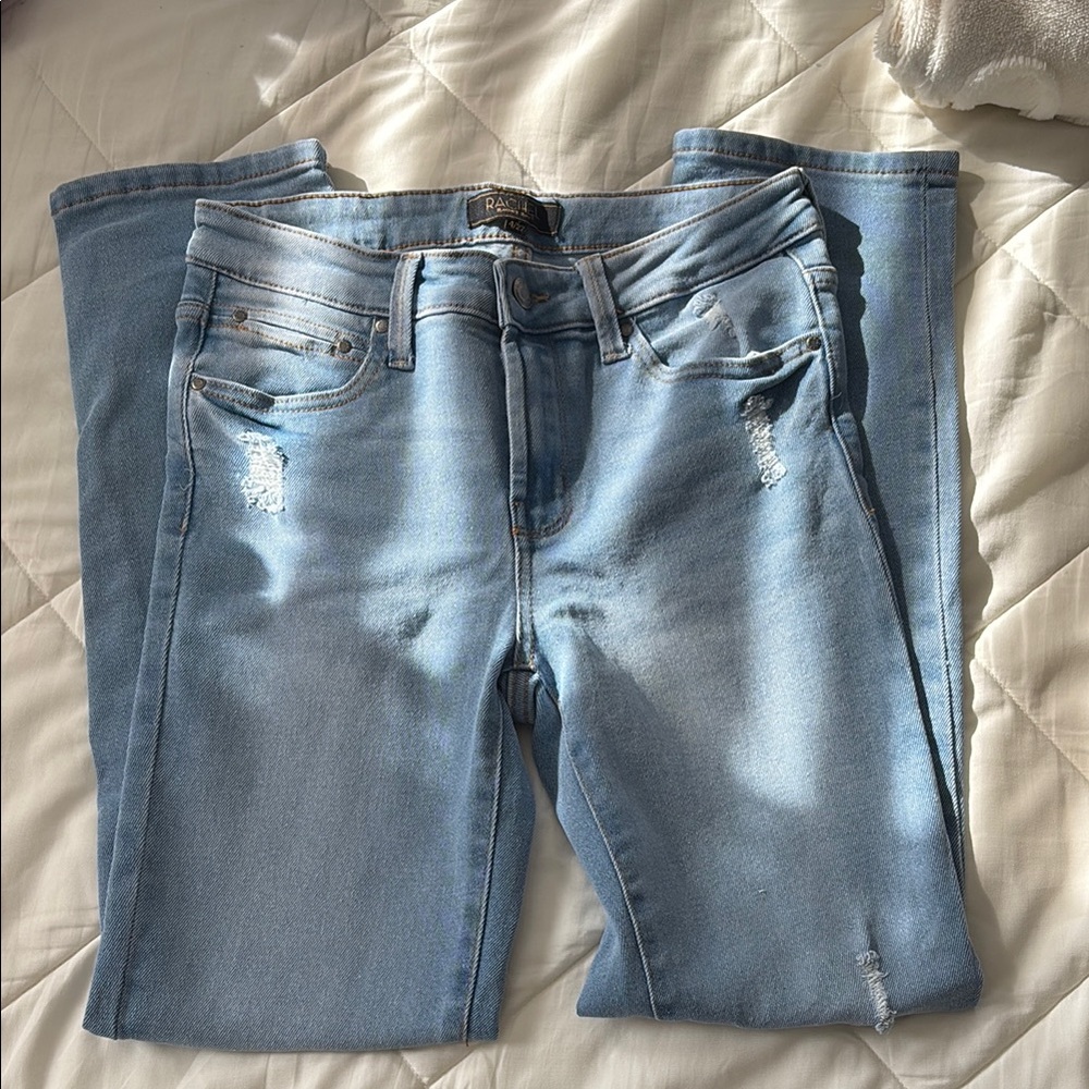 RACHEL Rachel Roy Blue Skinny Jeans